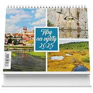 VIKPAP Table calendar Tips for trips 2025, 17,5 × 14,8 cm - Desk Calendar