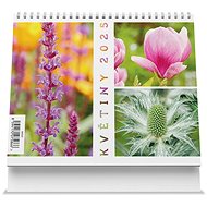 VIKPAP Table calendar Flowers 2025, 17,5 × 14,8 cm - Desk Calendar