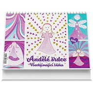 VIKPAP Table calendar Angels 2025, 22 × 14,8 cm - Desk Calendar