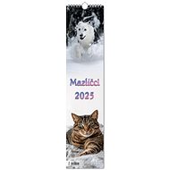 VIKPAP Wall calendar Pets 2025, 10 × 45 cm - Wall Calendar