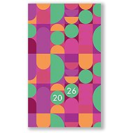 VIKPAP týdenní Kolečka 2026, 10 × 17 cm - Planner