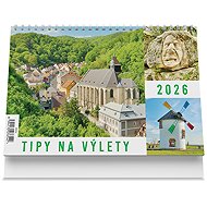 VIKPAP Tips for trips 2026, 22 × 14,8 cm - Desk Calendar