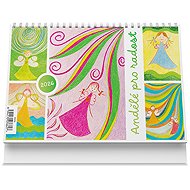 VIKPAP Angels for Joy 2026, 22 × 14,8 cm - Desk Calendar