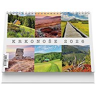 VIKPAP Giant Mountains 2026, 22 × 14,8 cm - Desk Calendar