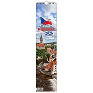 VIKPAP Czech Republic 2026, 10 × 45 cm - Wall Calendar