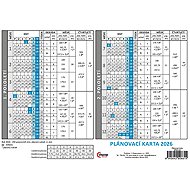 VIKPAP plánovací karta 2026, 21 × 14,8 cm - Desk Calendar