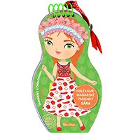 Ella & Max Dress up Hungarian dolls Sara - colouring page - Colouring Book