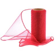 Vikpap Organza 12 cm/10y red - Organza