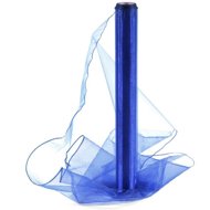 Vikpap Organza 40 cm/10y royal blue - Organza