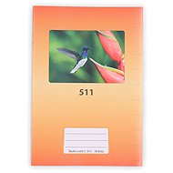 Vikpap 511 - A5 with 1 auxiliary line 10l. 20 mm - Exercise Book