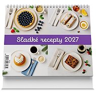 Vikpap Sweet Recipes 2027, 17.5 × 14cm - Desk Calendar