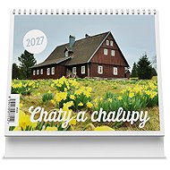 Vikpap Chaty a chalupy 2027, 17.5 × 14cm - Desk Calendar