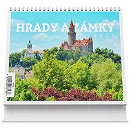 Vikpap Castles and Chateaux 2027, 17.5 × 14 cm - Desk Calendar