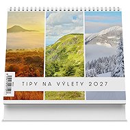 Vikpap Trip Ideas 2027, 17.5 × 14 cm - Desk Calendar