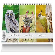Vikpap Animals Up Close 2027, 17.5 × 14cm - Desk Calendar