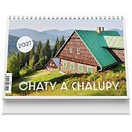 Vikpap Chaty a chalupy 2027, 22 × 14.8cm - Desk Calendar