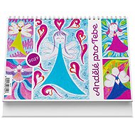 Vikpap Andělé pro radost 2027, 22 × 14.8cm - Desk Calendar