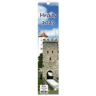 Vikpap Hrady 2027, 10 × 45 cm - Wall Calendar