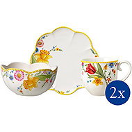 VILLEROY & BOCH Spring Awakening Breakfast Set for 2 - Dish Set