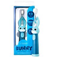VITAMMY Bunny s LED světlem a nanovlákny, 0-3 roky, modrá - Electric Toothbrush
