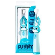 VITAMMY Hase mit LED-Licht und Nanofasern, 0-3 Jahre, blau - Elektrische Zahnbürste