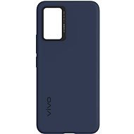 Vivo V21 5G Silicone Cover, Dark Blue   - Phone Cover