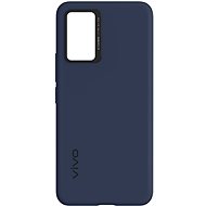 Vivo V21 5G Silicone Cover, Dark Blue   - Phone Cover