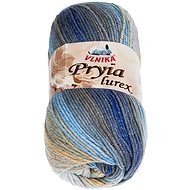 BELLATEX Yarn Pryia lurex 100 g - 302 grey, blue, beige - Yarn