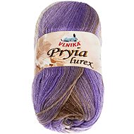 BELLATEX Yarn Pryia lurex 100 g - 310 purple, brown - Yarn