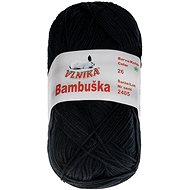 BELLATEX Yarn Bamboo 50 g - 26 black - Yarn