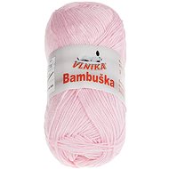 BELLATEX Yarn Bamboo 50 g - 3 light pink - Yarn