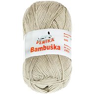BELLATEX Yarn Bamboo 50 g - 500 coffee - Yarn
