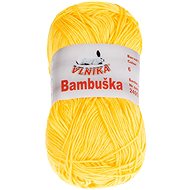 BELLATEX Yarn Bamboo 50 g - 6 yellow - Yarn