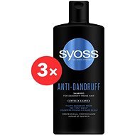 SYOSS Anti-Dandruff, 3× 440ml - Shampoo