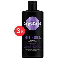 SYOSS Full Hair 5 (3× 440ml) - Shampoo