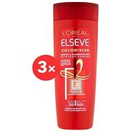 ĽORÉAL PARIS Elseve Colour Vive Shampoo, 3× 400ml - Shampoo