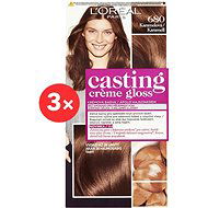 ĽORÉAL CASTING Creme Gloss 680 Karamelová 3 × - Farba na vlasy