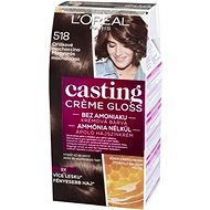 ĽORÉAL CASTING Creme Gloss 518 mogyorós mochaccino - Hajfesték