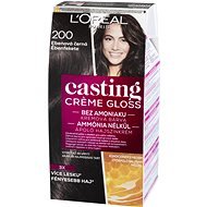 L'ORÉAL CASTING Creme Gloss 200 ebenová čierna - Farba na vlasy