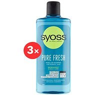 SYOSS Shampoo Pure Fresh 3× 440 ml - Šampón