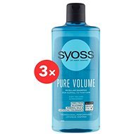 SYOSS Shampoo Pure Volume 3× 440 ml - Šampón
