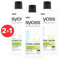 SYOSS Conditioner Pure Fresh 3× 500ml - Conditioner