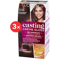 ĽORÉAL CASTING Creme Gloss 535 Chocolate 3 × 180 ml - Hair Dye