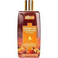MILVA Argan Oil and Biokeratin 200ml - Natural Shampoo