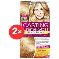 ĽORÉAL CASTING Creme Gloss 801 Mandľová 2× - Farba na vlasy