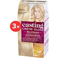 ĽORÉAL CASTING Creme Gloss 1010 Marcipánová 3 × 180 ml - Farba na vlasy