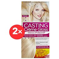 ĽORÉAL CASTING Creme Gloss 1021 Blonde Light Pearl 2 × - Hair Dye