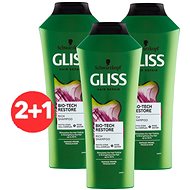 SCHWARZKOPF GLISS KUR Bio-Tech Restore 3 × 400ml - Shampoo