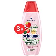 SCHWARZKOPF SCHAUMA Nature Moments Strawberry 3 × 400ml - Shampoo