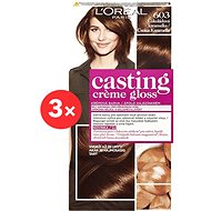 ĽORÉAL CASTING Creme Gloss 603 Chocolate Caramel 3 × 180 ml - Hair Dye